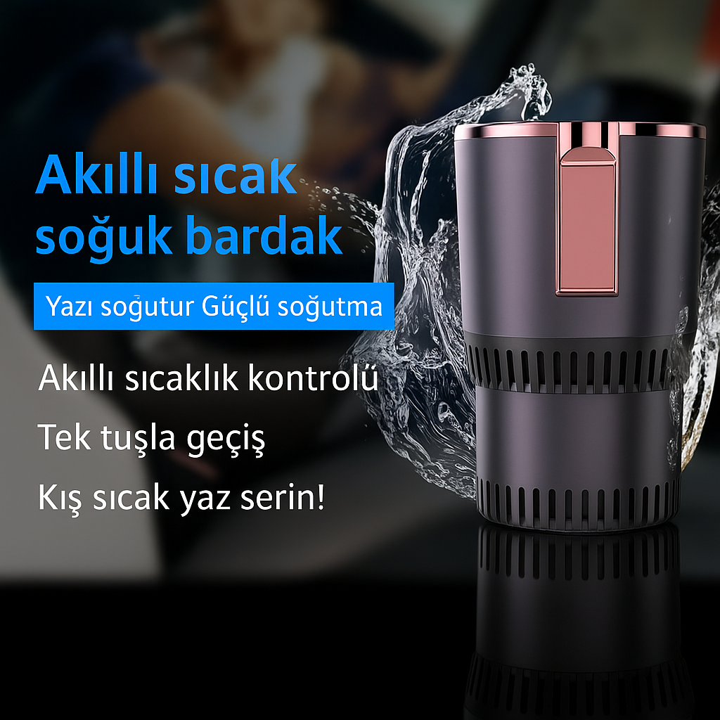 Bardak Soğutucu Isıtıcı 2'si1 Bardak