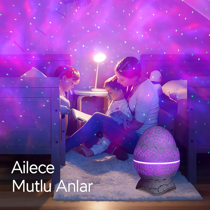 Galaxy Egg Lamp Sesli ve Işıklı Bluetooth Cihazı