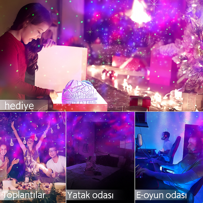 Galaxy Egg Lamp Sesli ve Işıklı Bluetooth Cihazı