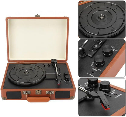 Bluetooth’lu Retro Plak Çalar