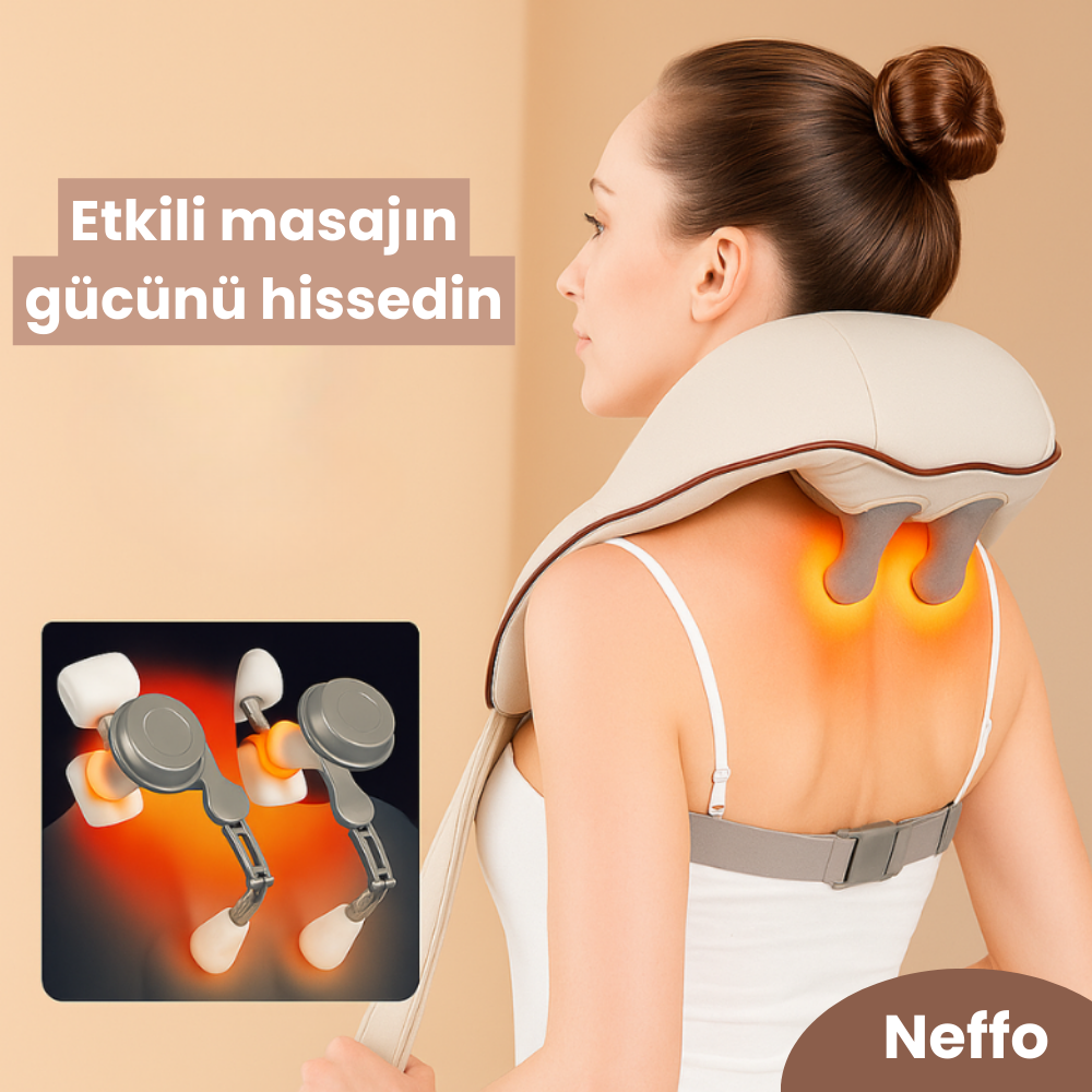 Kablosuz Şarjlı Elektrikli Masaj Robotu