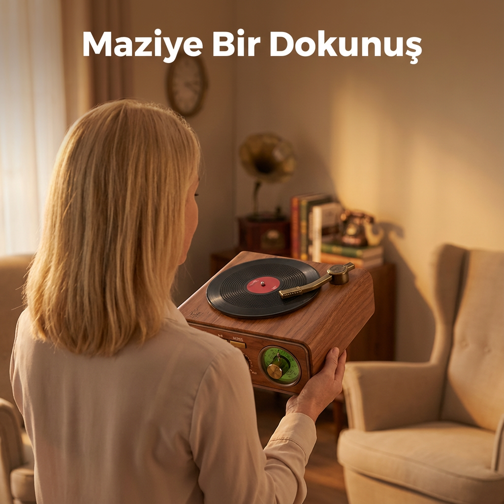 Plak Görünümlü Bluetooth Radyo Hoparlör