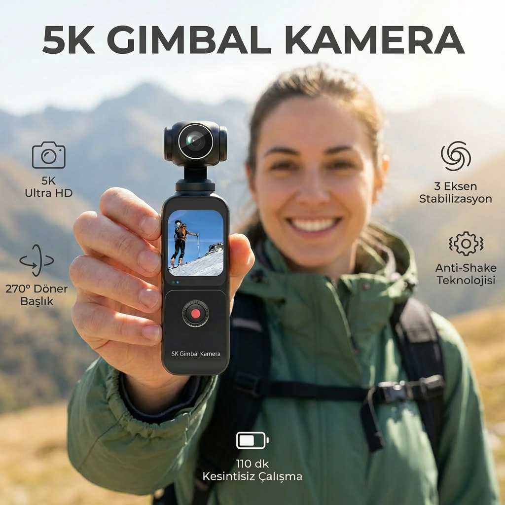 Neffo Pro 5K Gimbal Kamera