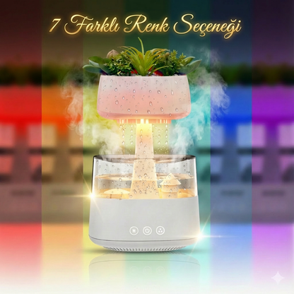 Yağmur Bulutu Tasarımlı Ultrasonik Hava Nemlendirici