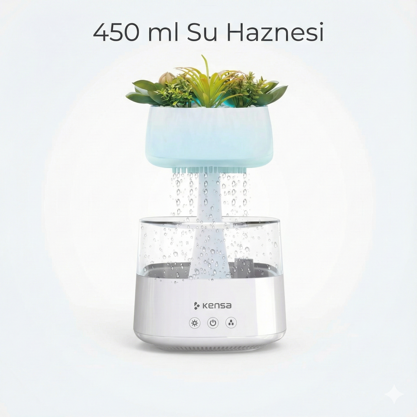 Yağmur Bulutu Tasarımlı Ultrasonik Hava Nemlendirici