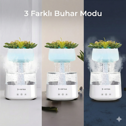 Yağmur Bulutu Tasarımlı Ultrasonik Hava Nemlendirici