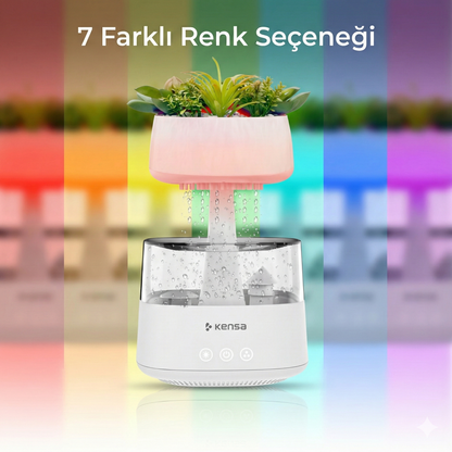 Yağmur Bulutu Tasarımlı Ultrasonik Hava Nemlendirici