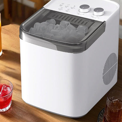 Ev Buz Yapım Makinesi | 10–20 kg/gün Üretim, 1.2L Tank, Mermi Buz, 95W