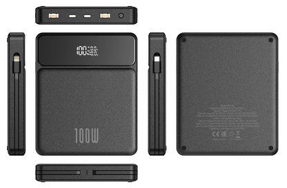 100W Powerbank | Laptop, Tablet ve Telefon Uyumlu Süper Hızlı Taşınabilir Şarj Cihazı