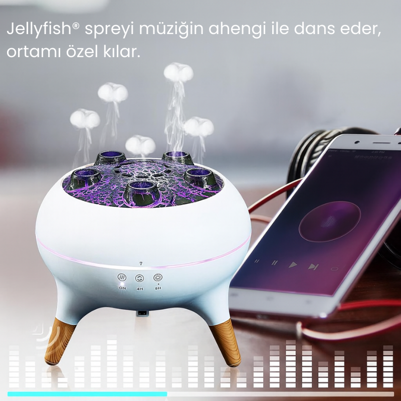 JellyFish Aromaterapi Difüzör Hava Nemlendirici