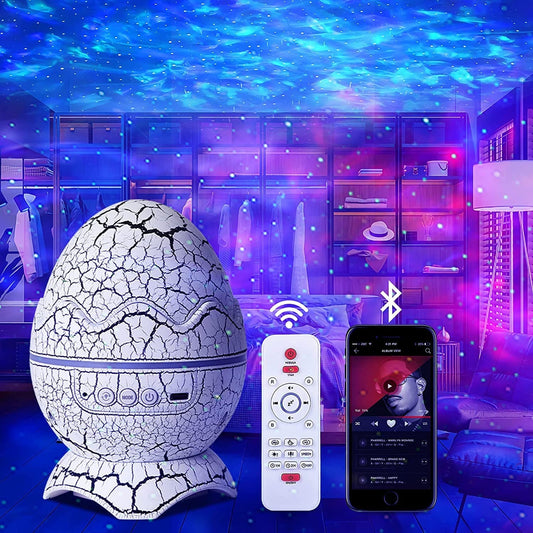 Galaxy Egg Lamp Sesli ve Işıklı Bluetooth Cihazı