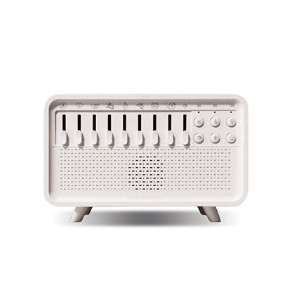 Bluetooth Hoparlörlü Hava Nemlendirici – White Noise & Alev Efekt